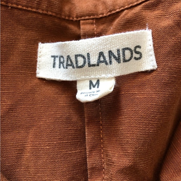 Tradlands Finn Linen Tencel Jumpsuit in Clay Size M - Picture 7 of 12